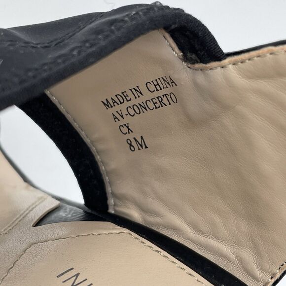 Adrienne Vittadini AV-CONCERTO Wedge Heels Women’s 8M Black Patent Sling Back - Picture 4 of 16